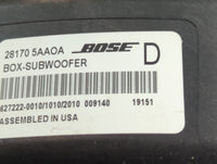 2015-2022 Nissan Murano Radio AM FM Cd Player Receiver Replacement P/N:28170 5AAOA Fits OEM Used Auto Parts - Oemusedautopar
