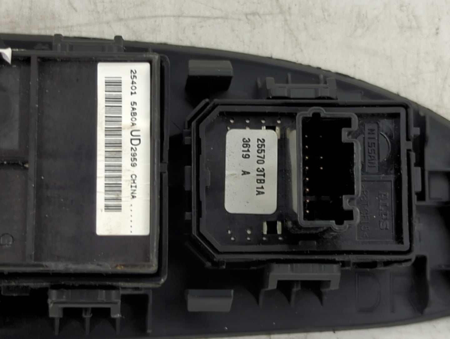 2015-2022 Nissan Murano Master Power Window Switch Replacement Driver Side Left P/N:25401 5AB0A Fits OEM Used Auto Parts - O