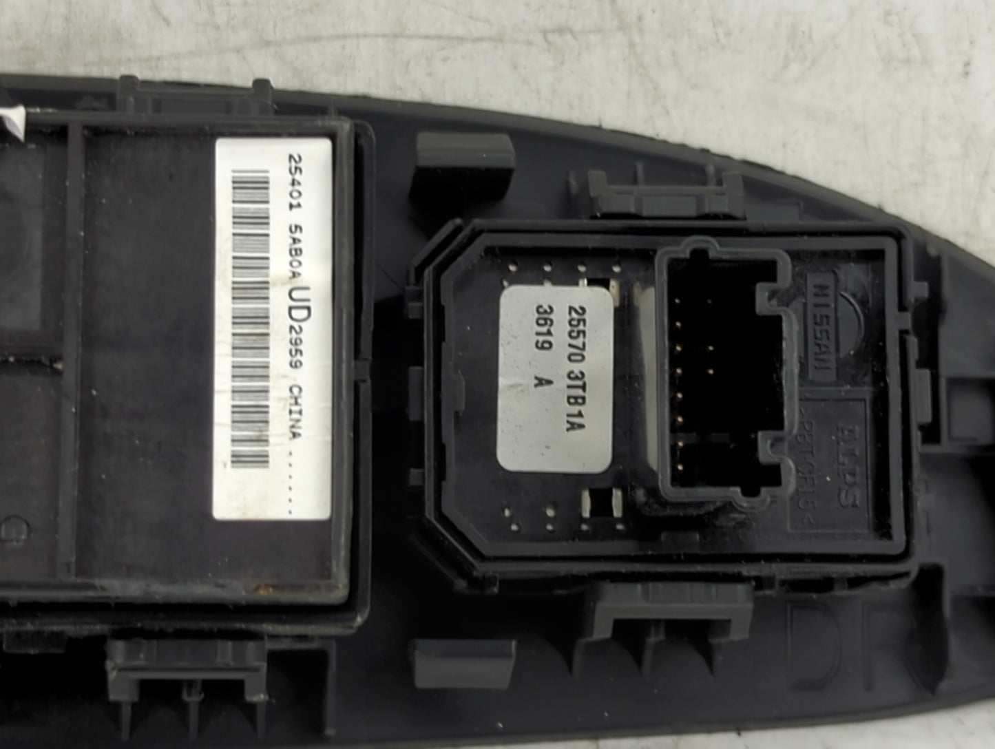 2015-2022 Nissan Murano Master Power Window Switch Replacement Driver Side Left P/N:25401 5AB0A Fits OEM Used Auto Parts - O