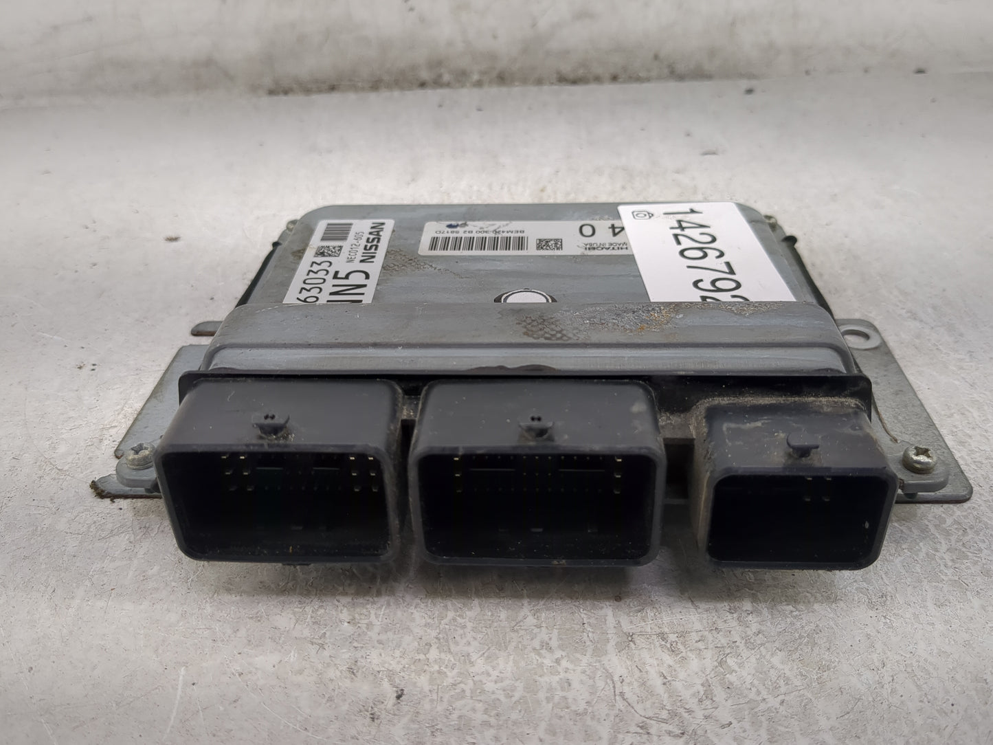 2015-2017 Nissan Murano PCM Engine Control Computer ECU ECM PCU OEM P/N:NEC012-605 263033 Fits Fits 2015 2016 2017 OEM Used 