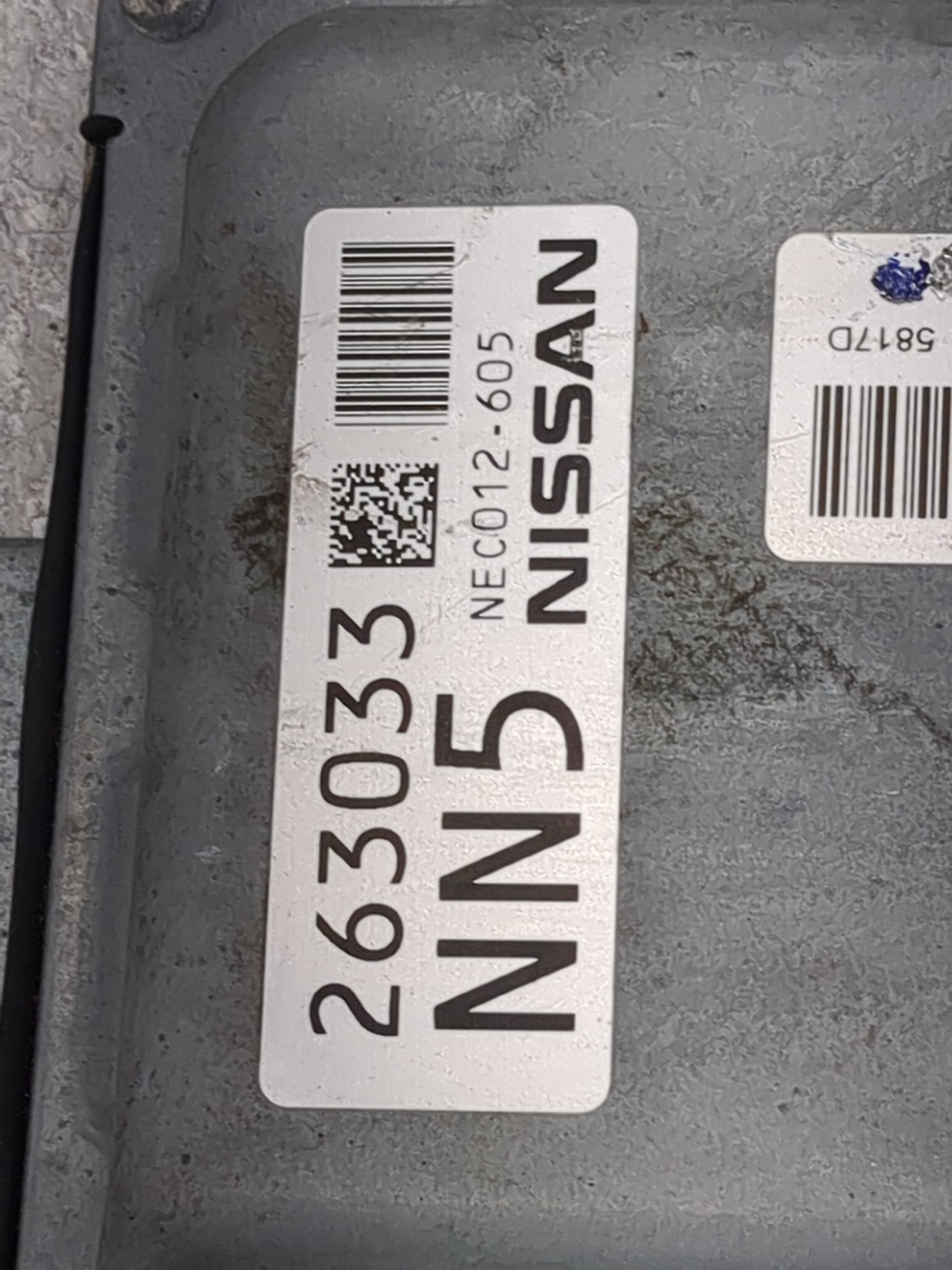 2015-2017 Nissan Murano PCM Engine Control Computer ECU ECM PCU OEM P/N:NEC012-605 263033 Fits Fits 2015 2016 2017 OEM Used 