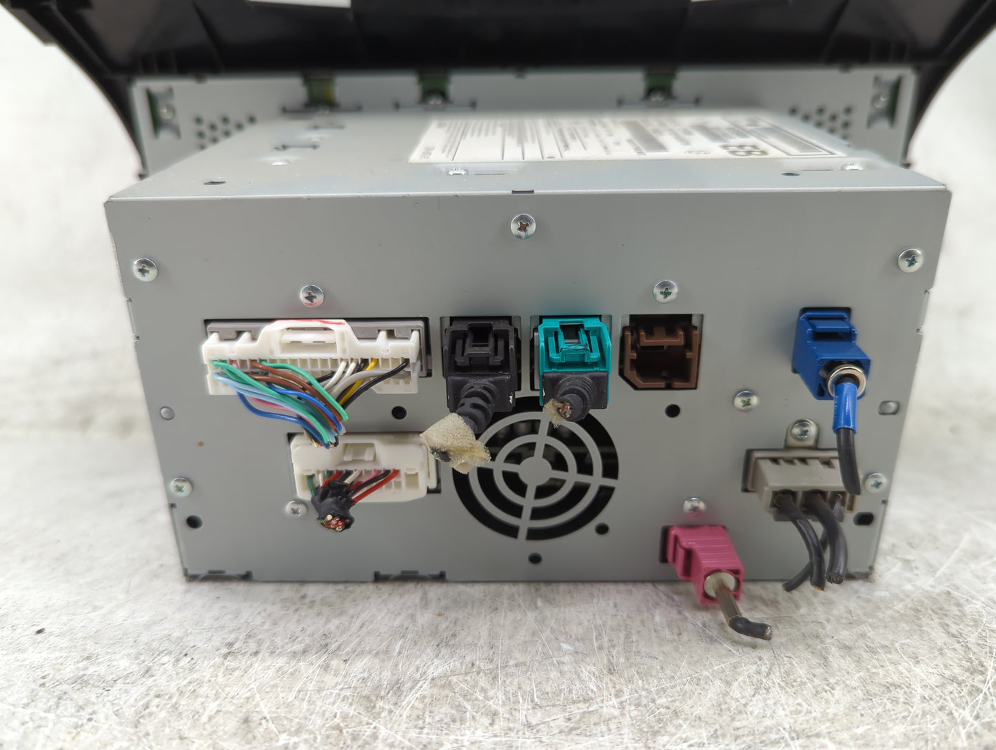 2015 Nissan Murano Radio AM FM Cd Player Receiver Replacement P/N:259015AA1B CY-NN59U Fits OEM Used Auto Parts - Oemusedauto