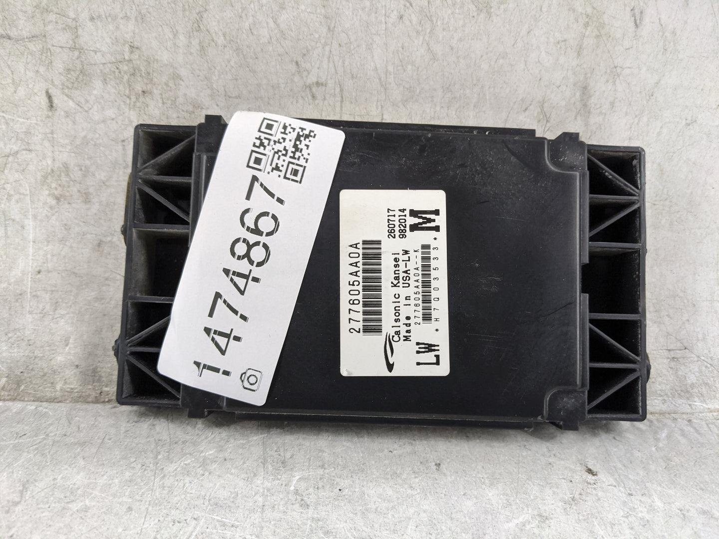 2015-2017 Nissan Murano Temperature Control Module 277605aa0a 1474867 - Oemusedautoparts1.com