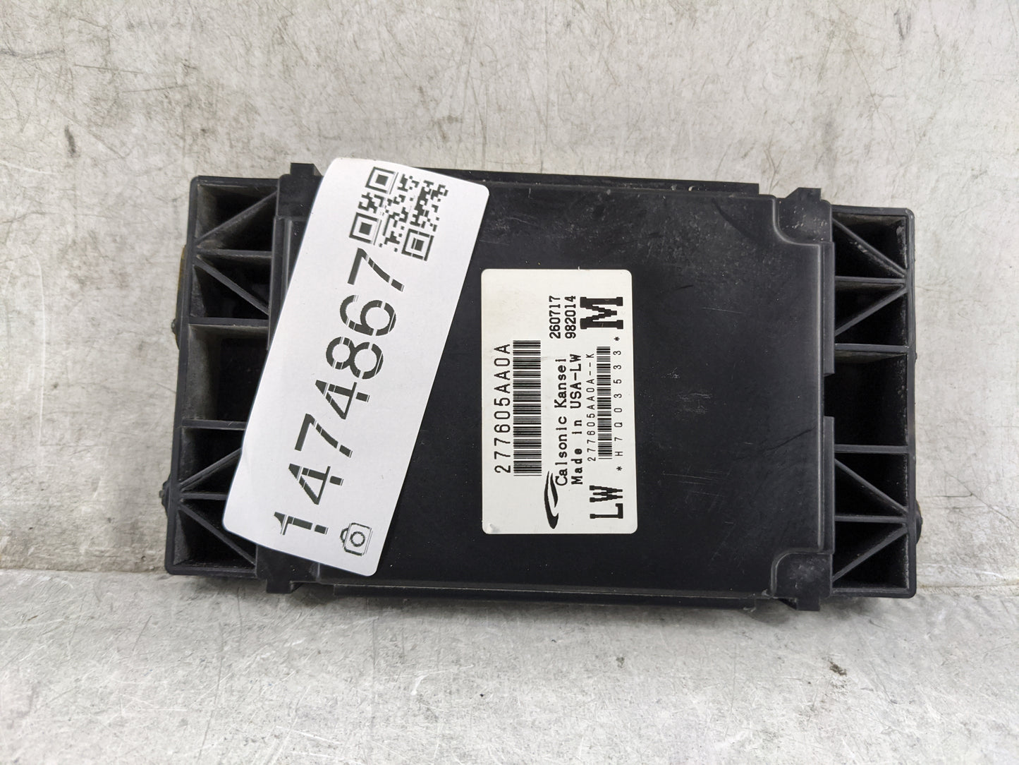 2015-2017 Nissan Murano Temperature Control Module 277605aa0a 1474867 - Oemusedautoparts1.com