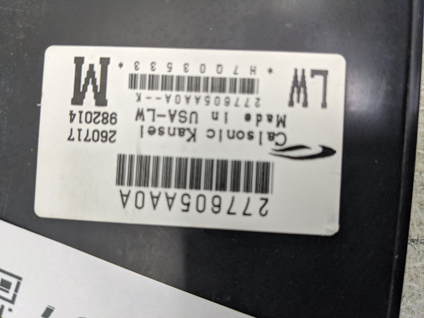 2015-2017 Nissan Murano Temperature Control Module 277605aa0a 1474867 - Oemusedautoparts1.com