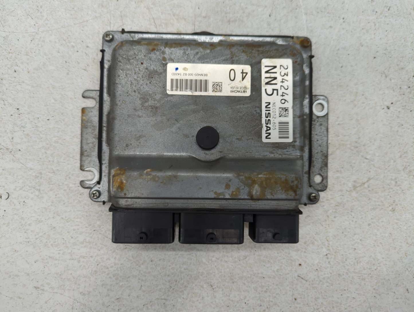 2015-2017 Nissan Murano PCM Engine Control Computer ECU ECM PCU OEM P/N:NEC012-605 Fits Fits 2015 2016 2017 OEM Used Auto Pa