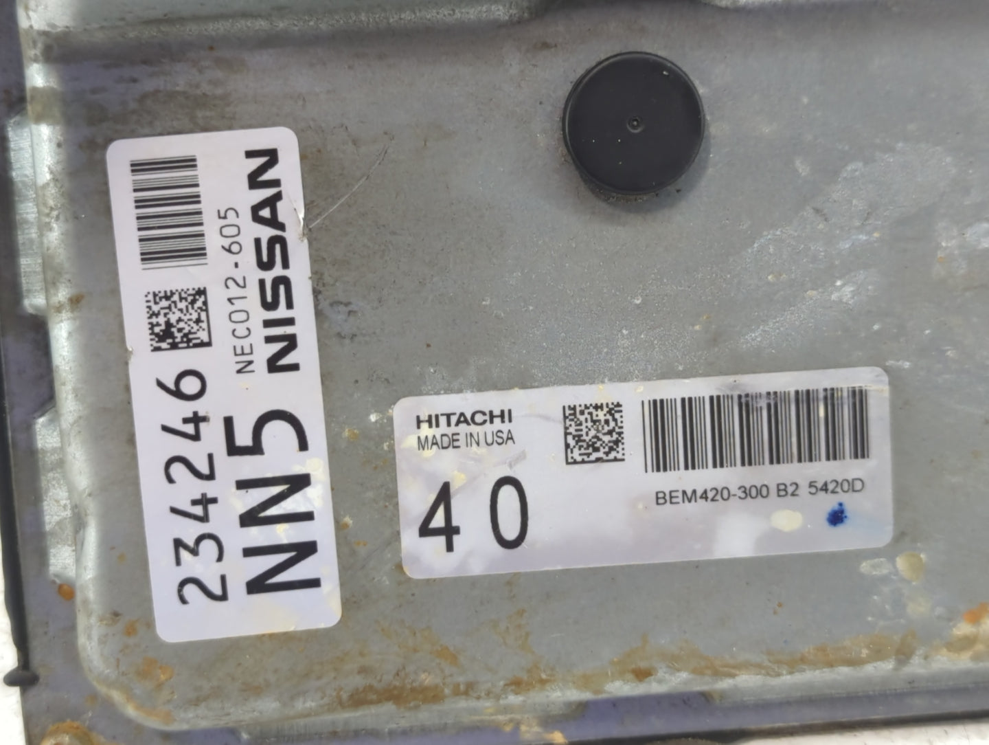 2015-2017 Nissan Murano PCM Engine Control Computer ECU ECM PCU OEM P/N:NEC012-605 Fits Fits 2015 2016 2017 OEM Used Auto Pa