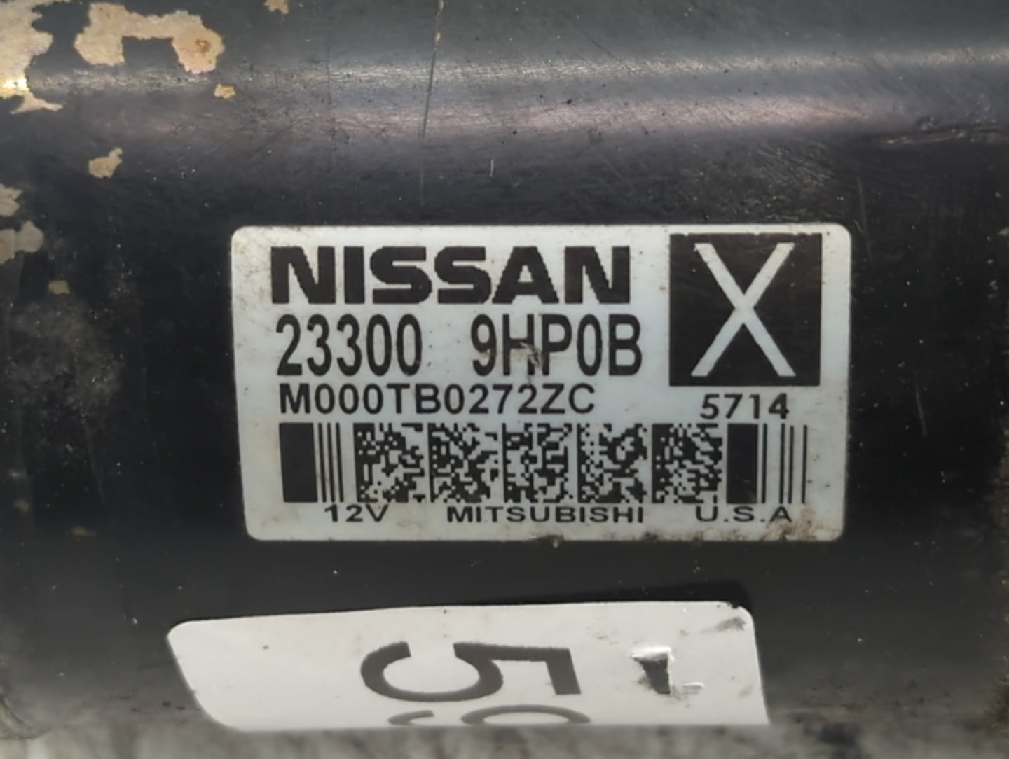 2015-2022 Nissan Murano Car Starter Motor Solenoid OEM P/N:23300 9HP0B Fits Fits 2015 2016 2017 2018 2019 2020 2021 2022 OEM