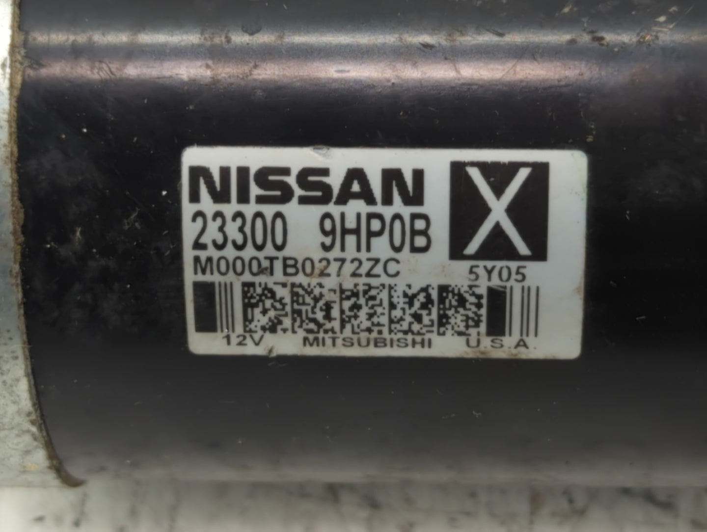2015-2022 Nissan Murano Car Starter Motor Solenoid OEM P/N:M000TB0272ZC 23300 9HP0B Fits OEM Used Auto Parts - Oemusedautopa