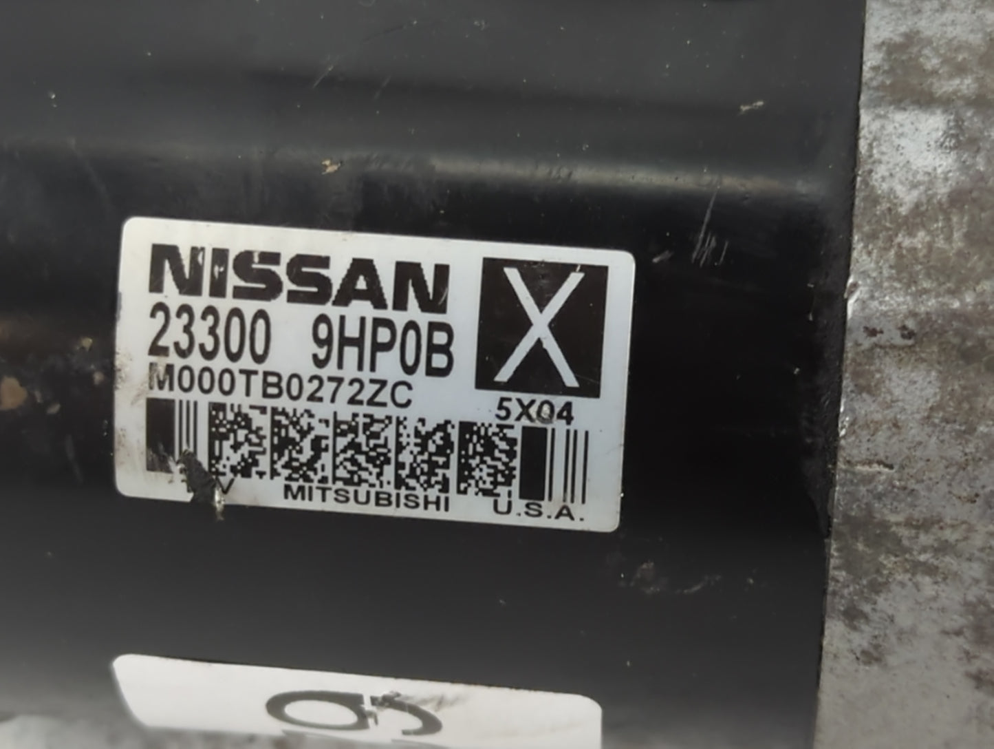 2015-2022 Nissan Murano Car Starter Motor Solenoid OEM P/N:M000TB02727C 23300 9HP0B Fits OEM Used Auto Parts - Oemusedautopa