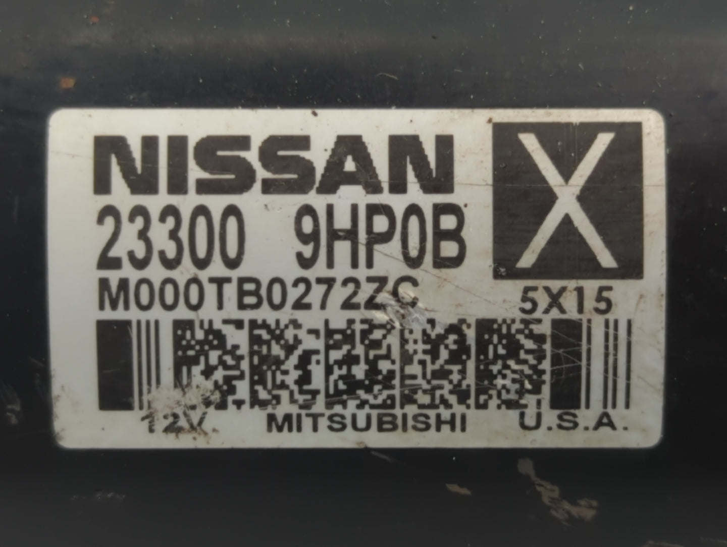 2015-2022 Nissan Murano Car Starter Motor Solenoid OEM P/N:23300 9HP0B Fits Fits 2015 2016 2017 2018 2019 2020 2021 2022 OEM