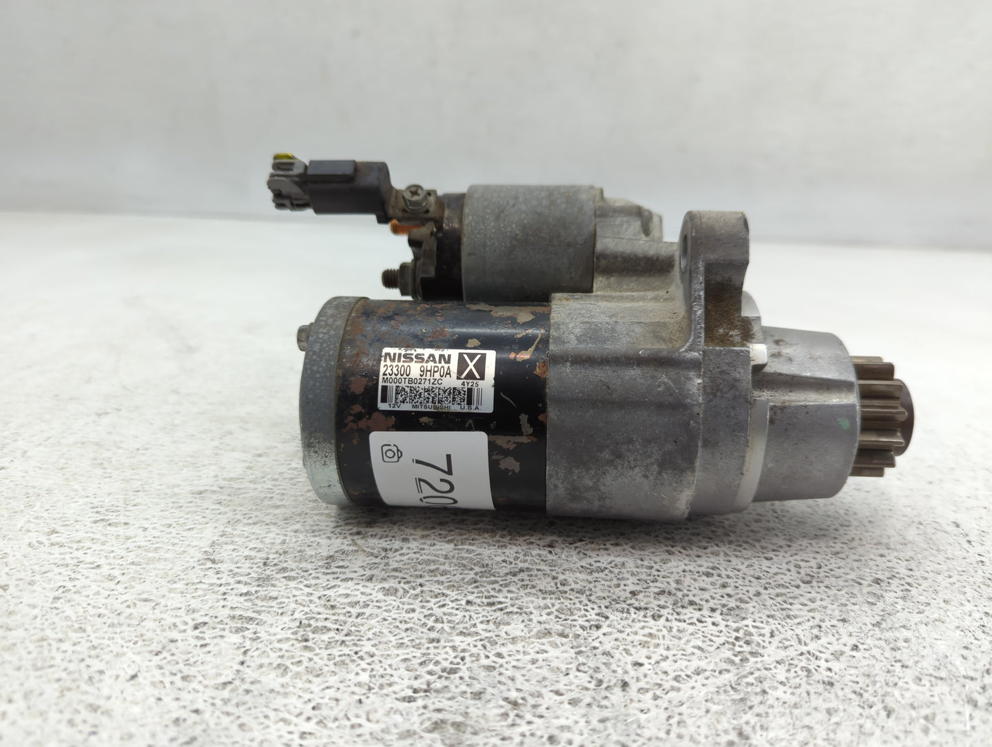 2015 Nissan Murano Car Starter Motor Solenoid OEM P/N:23300 9HP0B M000TB0271ZC, 23300 9HP0A Fits OEM Used Auto Parts - Oemus