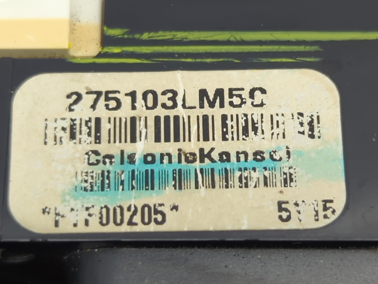 2014-2019 Nissan Nv200 Climate Control Module Temperature AC/Heater Replacement P/N:275103LM5C Fits OEM Used Auto Parts - Oe