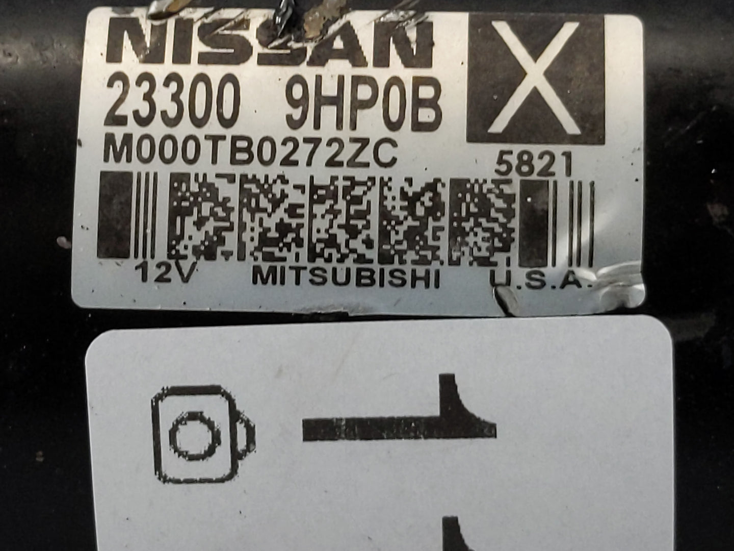 2015-2020 Nissan Pathfinder Car Starter Motor Solenoid OEM P/N:23300 9HP0B Fits Fits 2015 2016 2017 2018 2019 2020 2021 2022