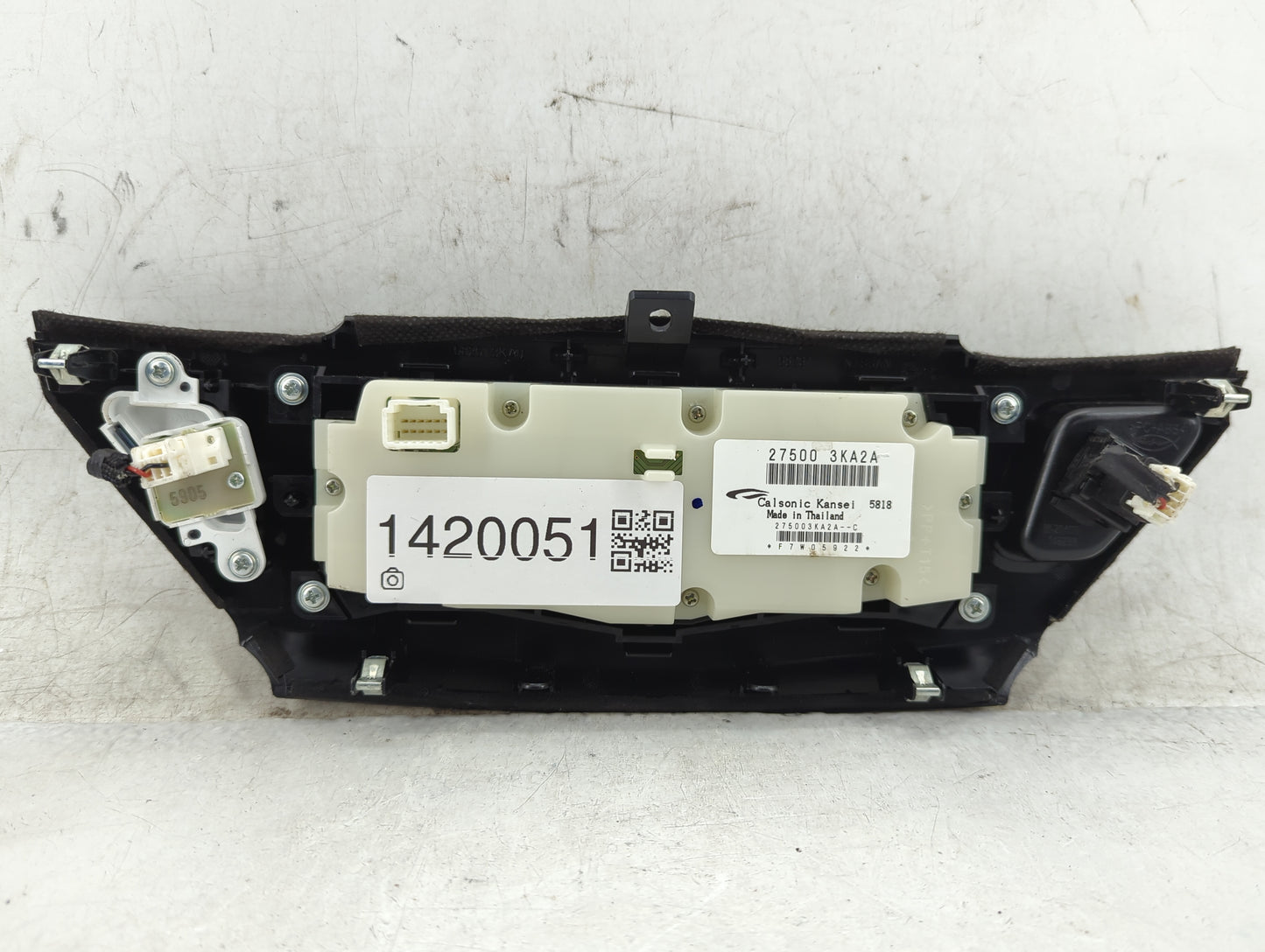 2013-2016 Nissan Pathfinder Climate Control Module Temperature AC/Heater Replacement P/N:27500 3KA2A Fits Fits 2013 2014 201