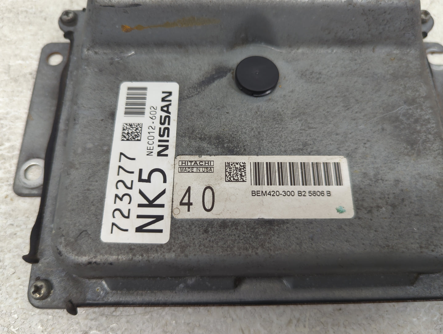 2015-2016 Nissan Pathfinder PCM Engine Control Computer ECU ECM PCU OEM P/N:NEC012-602 BEM420-300 B2 Fits Fits 2015 2016 201