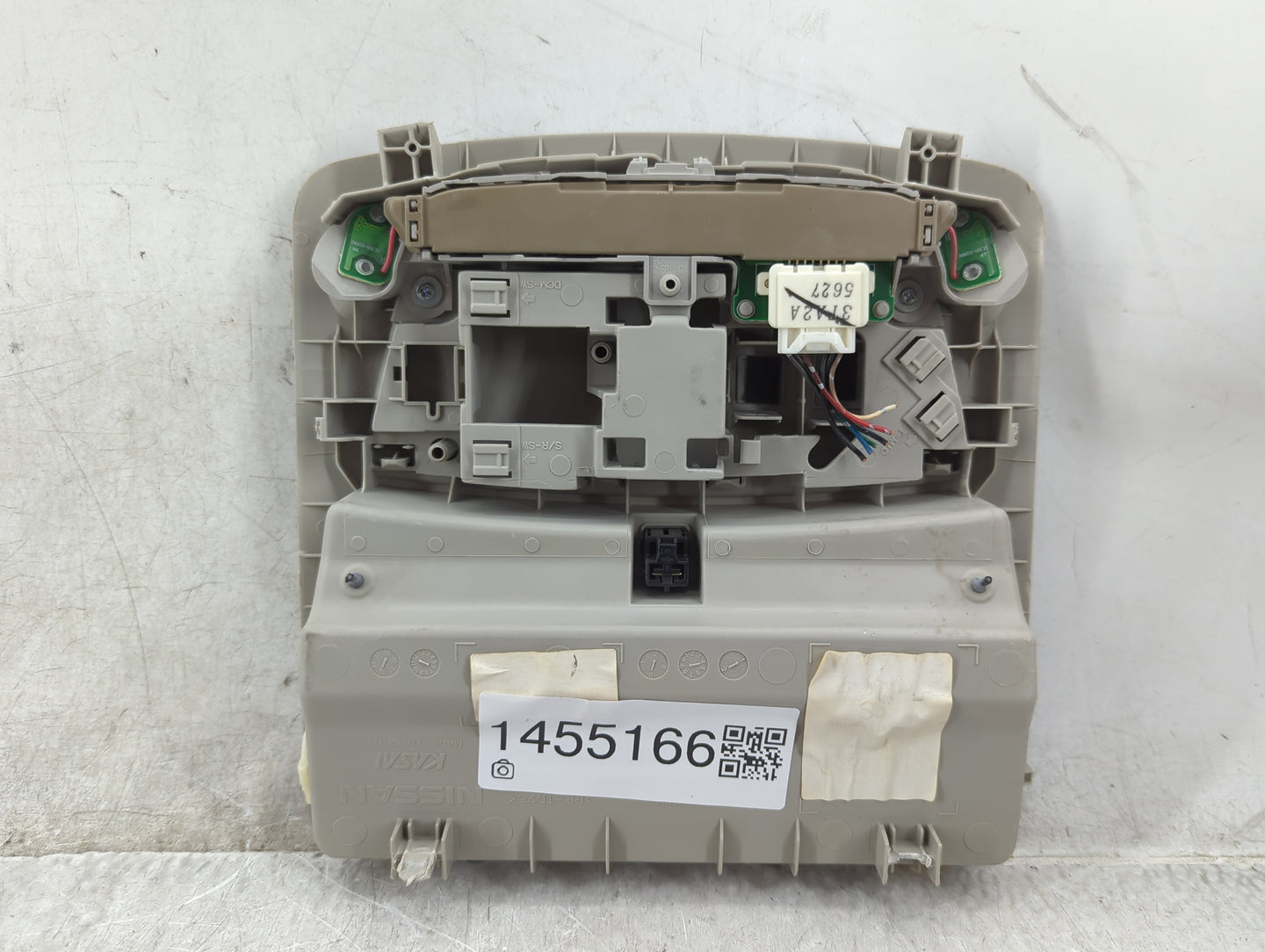 2015 Nissan Pathfinder Overhead Roof Console - Oemusedautoparts1.com