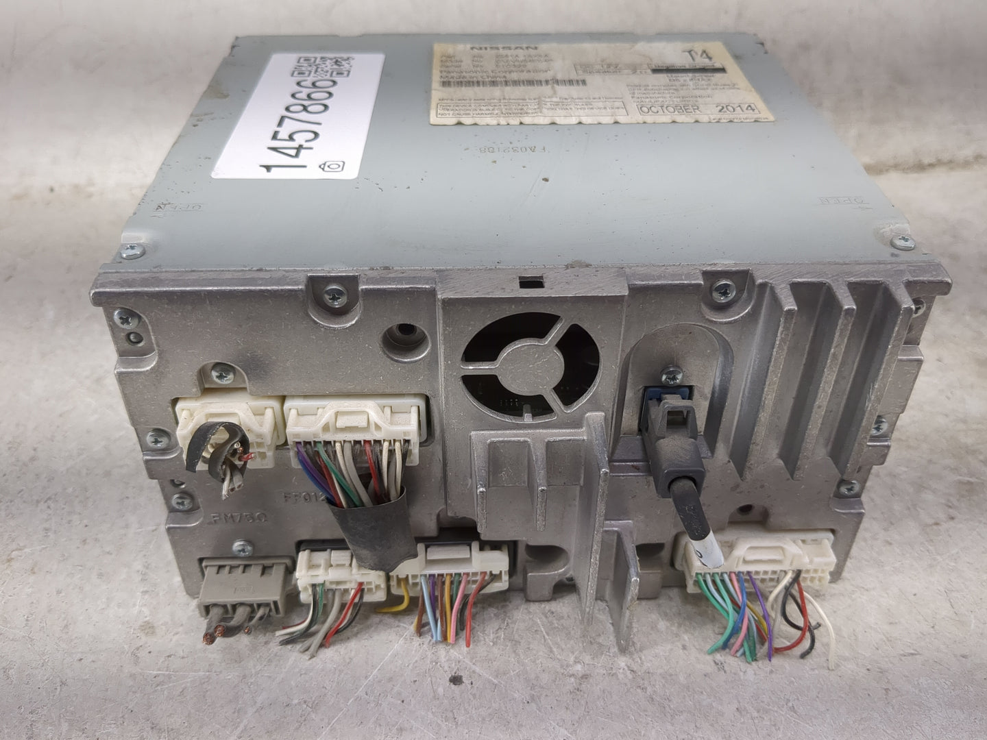 2013-2014 Nissan Pathfinder Radio AM FM Cd Player Receiver Replacement P/N:2591A1SX6A CV-VN54E04D Fits Fits 2013 2014 2015 O