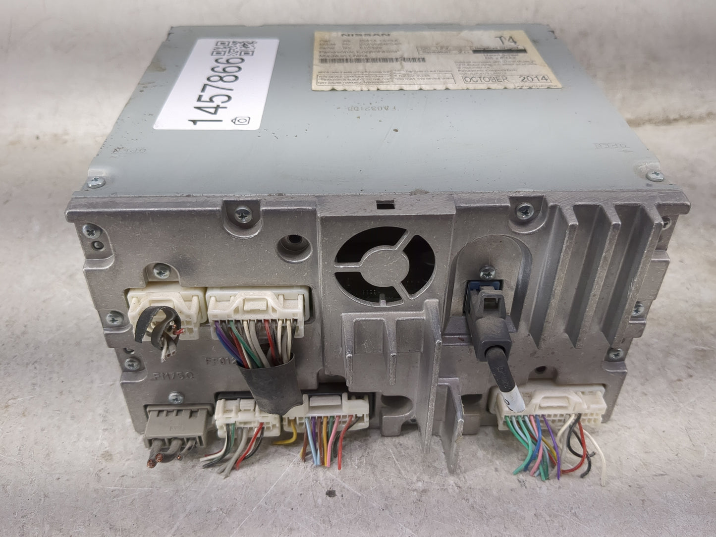 2013-2014 Nissan Pathfinder Radio AM FM Cd Player Receiver Replacement P/N:2591A1SX6A CV-VN54E04D Fits Fits 2013 2014 2015 O