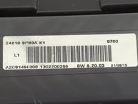 2015 Nissan Pathfinder Instrument Cluster Speedometer Gauges P/N:24810 9PB0A A2C53410957, A2C91496000 Miles: Fits OEM Used A