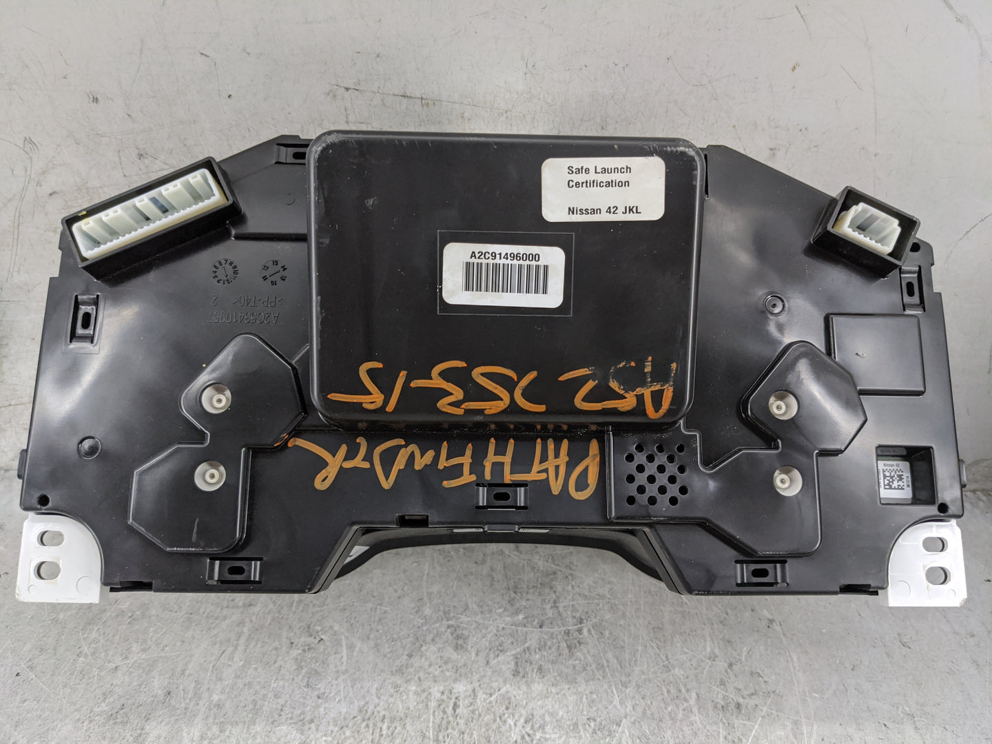 2015 Nissan Pathfinder Instrument Cluster Speedometer Gauges P/N:A2C91496000 A2C53410957 Miles:74K Fits OEM Used Auto Parts 