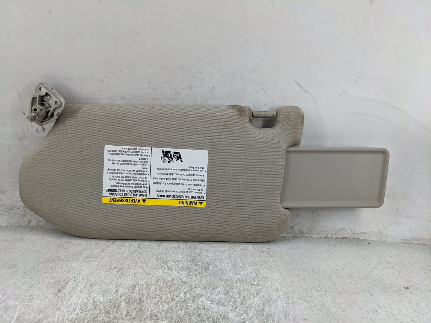 2013-2018 Nissan Pathfinder Sun Visor Shade Replacement Passenger Right Mirror Fits Fits 2013 2014 2015 2016 2017 2018 OEM U