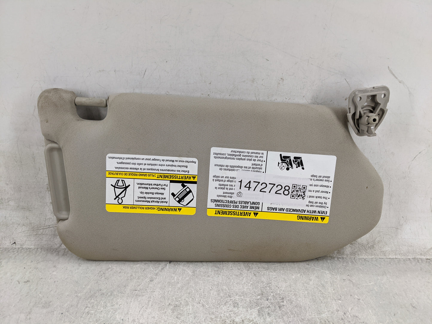 2013-2018 Nissan Pathfinder Sun Visor Shade Replacement Driver Left Mirror Fits Fits 2013 2014 2015 2016 2017 2018 OEM Used 