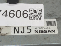 2015-2016 Nissan Pathfinder PCM Engine Control Computer ECU ECM PCU OEM P/N:NEC012-601 Fits Fits 2015 2016 2017 OEM Used Aut