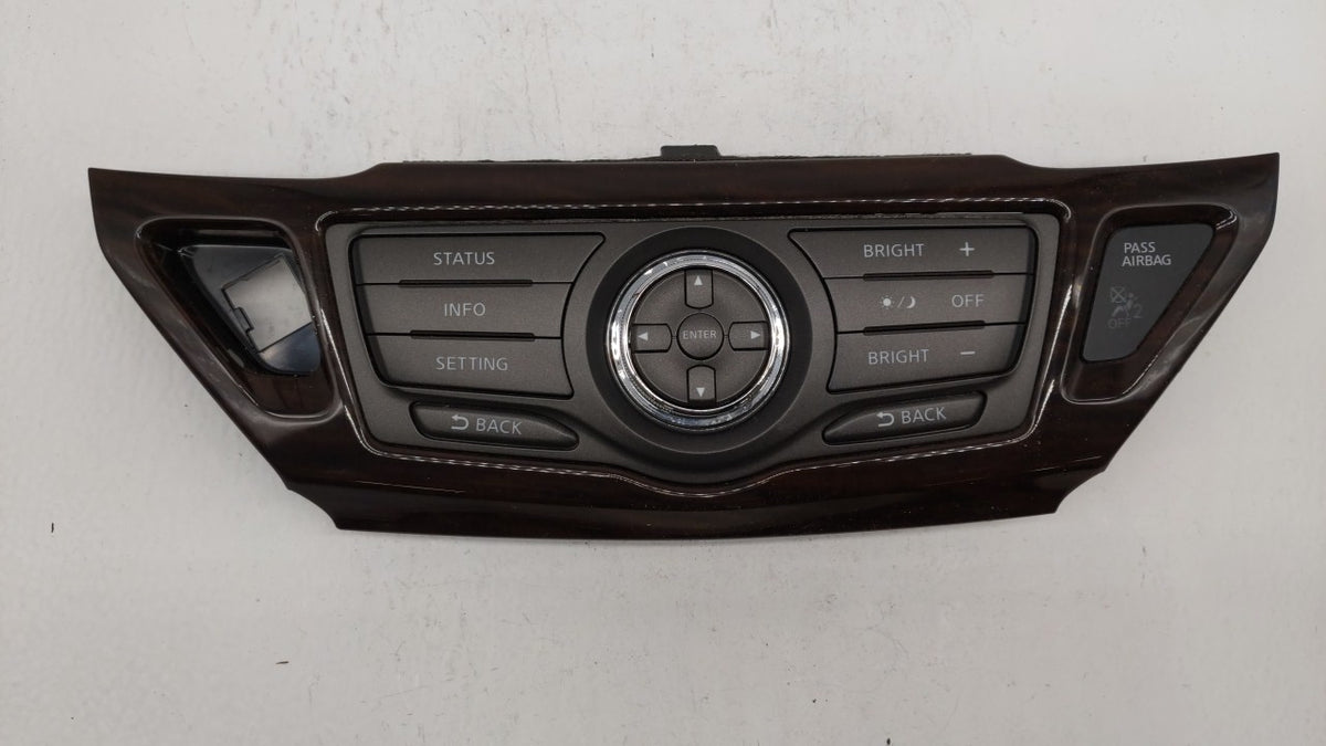 2013-2016 Nissan Pathfinder Information Radio Display Screen 284899 - Oemusedautoparts1.com