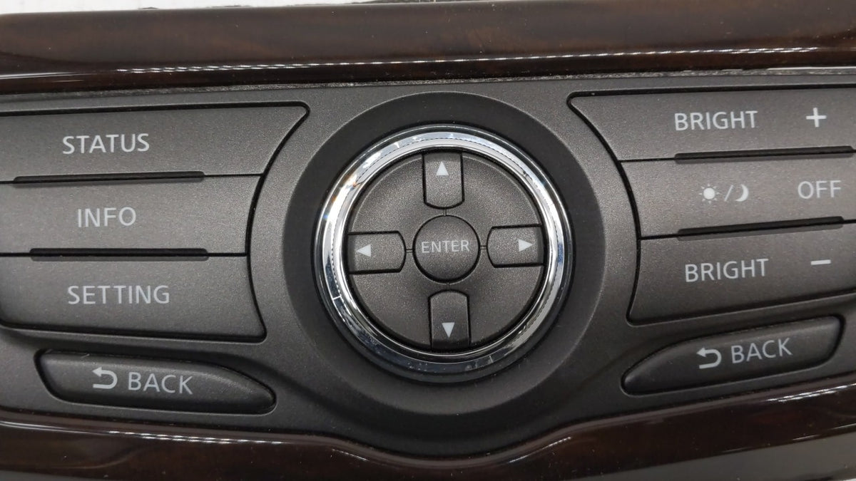 2013-2016 Nissan Pathfinder Information Radio Display Screen 284899 - Oemusedautoparts1.com