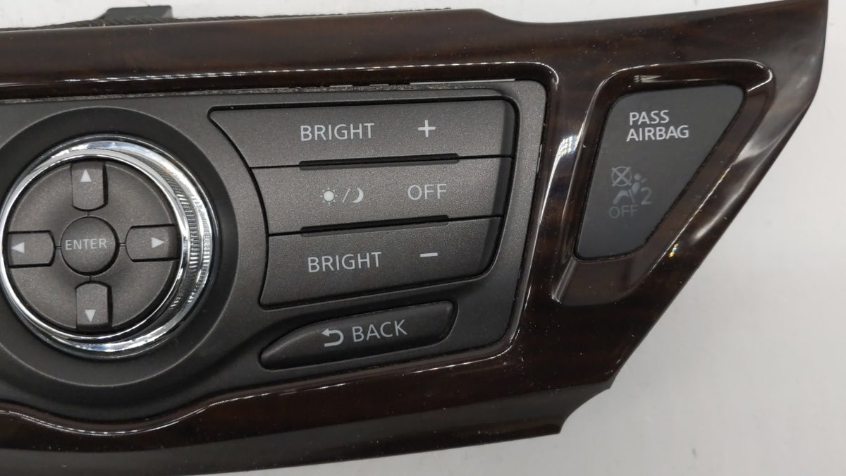 2013-2016 Nissan Pathfinder Information Radio Display Screen 284899 - Oemusedautoparts1.com