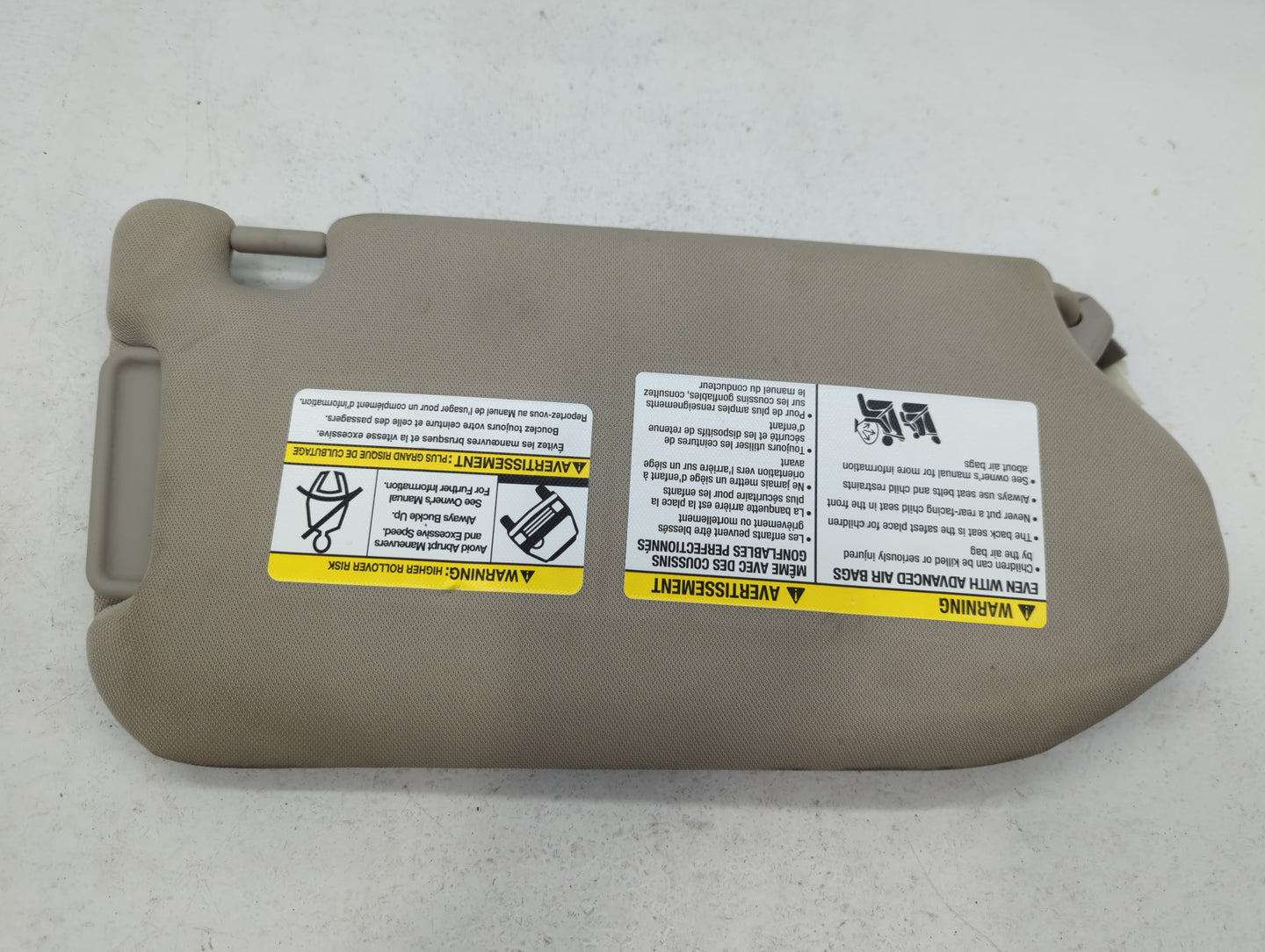 2013-2018 Nissan Pathfinder Sun Visor Shade Replacement Passenger Right Mirror Fits Fits 2013 2014 2015 2016 2017 2018 2019 