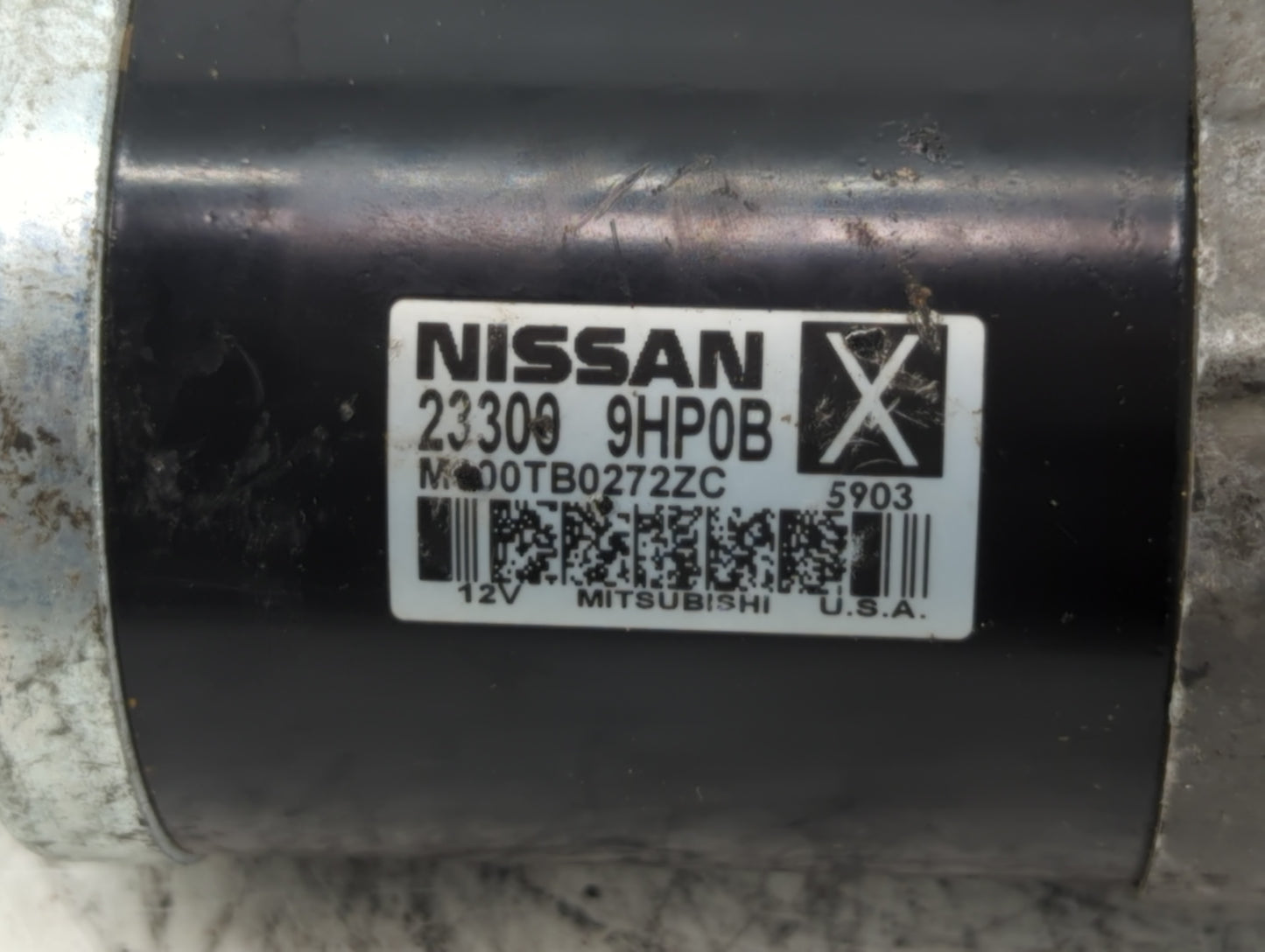 2015 Nissan Pathfinder Car Starter Motor Solenoid OEM P/N:23300 9HP0B M000TB0271ZC, 23300 9HP0A Fits OEM Used Auto Parts - O