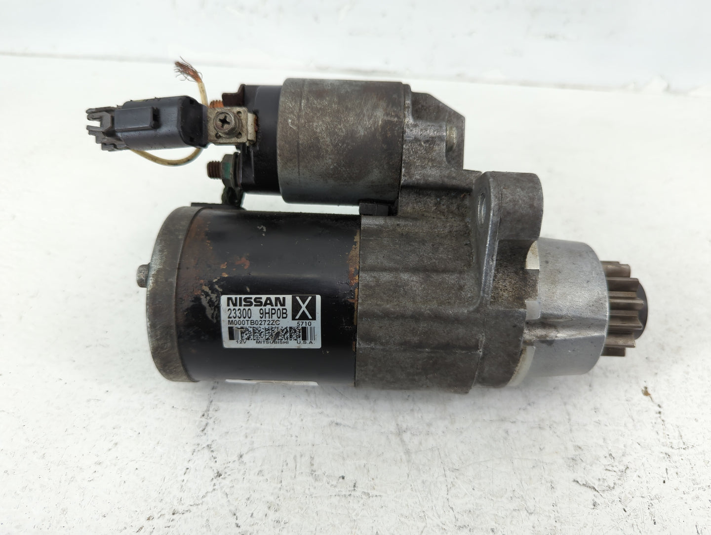 2015 Nissan Pathfinder Car Starter Motor Solenoid OEM P/N:M000TB0272ZC 23300 9HP0B Fits OEM Used Auto Parts - Oemusedautopar