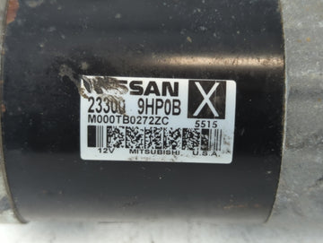 2015-2020 Nissan Pathfinder Car Starter Motor Solenoid OEM P/N:23300 9HP0B Fits Fits 2015 2016 2017 2018 2019 2020 2021 2022 OEM Used Auto Parts