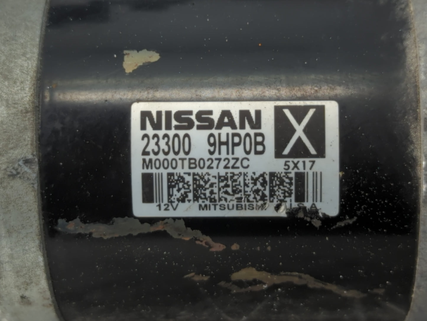 2015 Nissan Pathfinder Car Starter Motor Solenoid OEM P/N:23300 9HP0B Fits OEM Used Auto Parts - Oemusedautoparts1.com