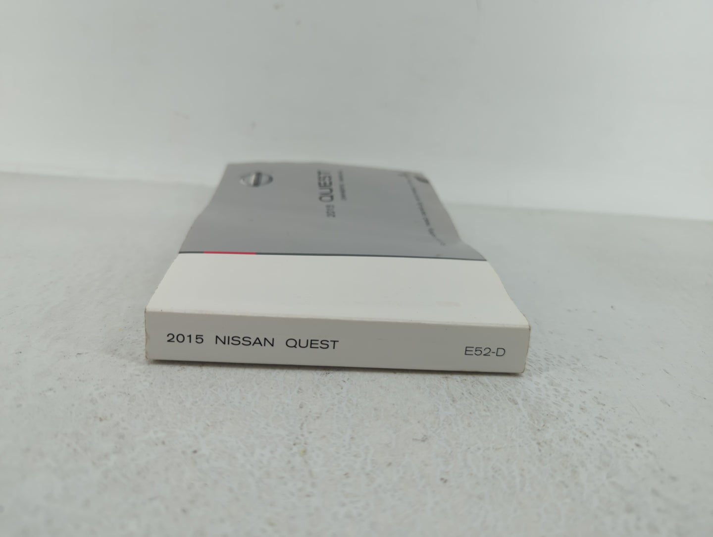 2015 Nissan Quest Owners Manual Book Guide OEM Used Auto Parts - Oemusedautoparts1.com