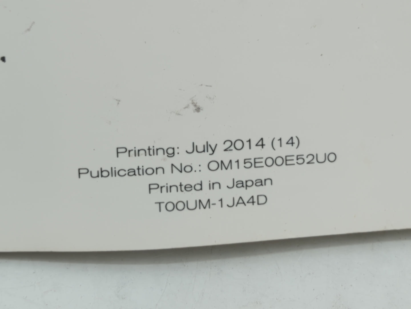 2015 Nissan Quest Owners Manual Book Guide OEM Used Auto Parts - Oemusedautoparts1.com