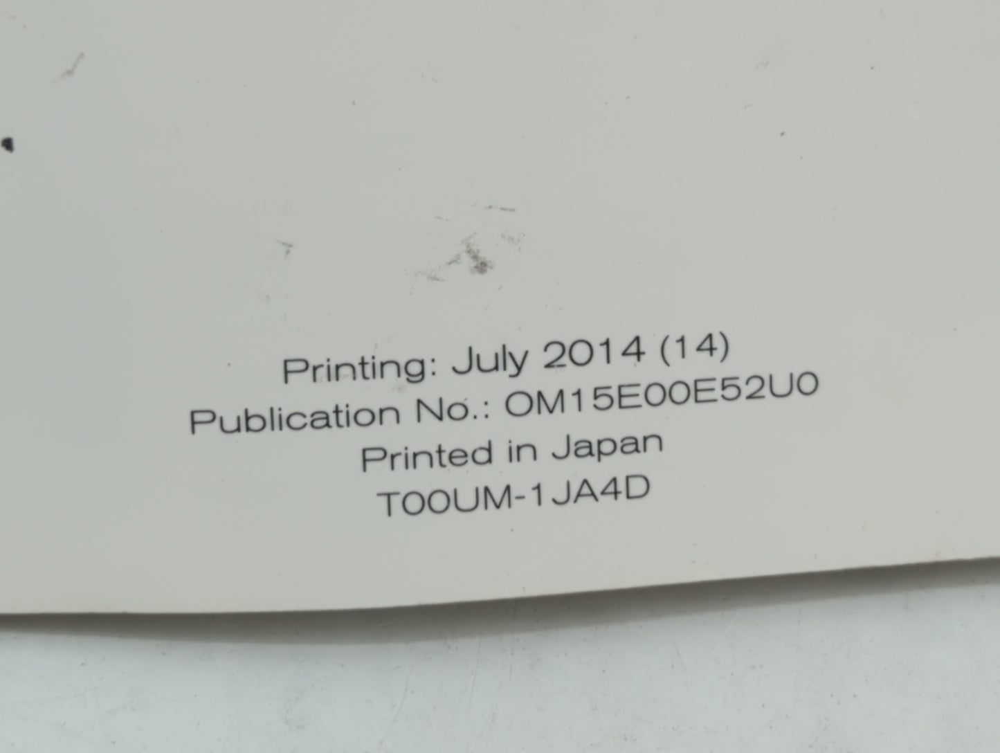 2015 Nissan Quest Owners Manual Book Guide OEM Used Auto Parts - Oemusedautoparts1.com