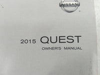2015 Nissan Quest Owners Manual Book Guide OEM Used Auto Parts - Oemusedautoparts1.com