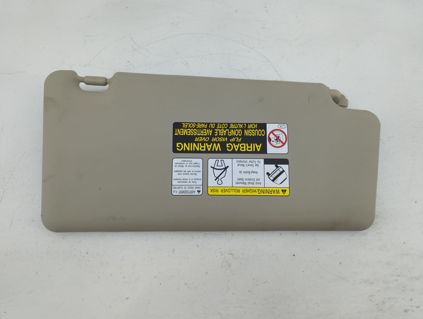2011-2015 Nissan Rogue Sun Visor Shade Replacement Driver Left Mirror Fits Fits 2011 2012 2013 2014 2015 OEM Used Auto Parts