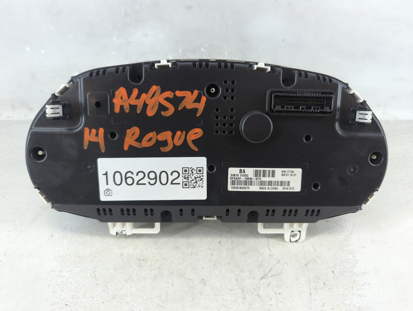2014-2015 Nissan Rogue Instrument Cluster Speedometer Gauges P/N:24810 1VX5C Fits Fits 2014 2015 OEM Used Auto Parts - Oemus