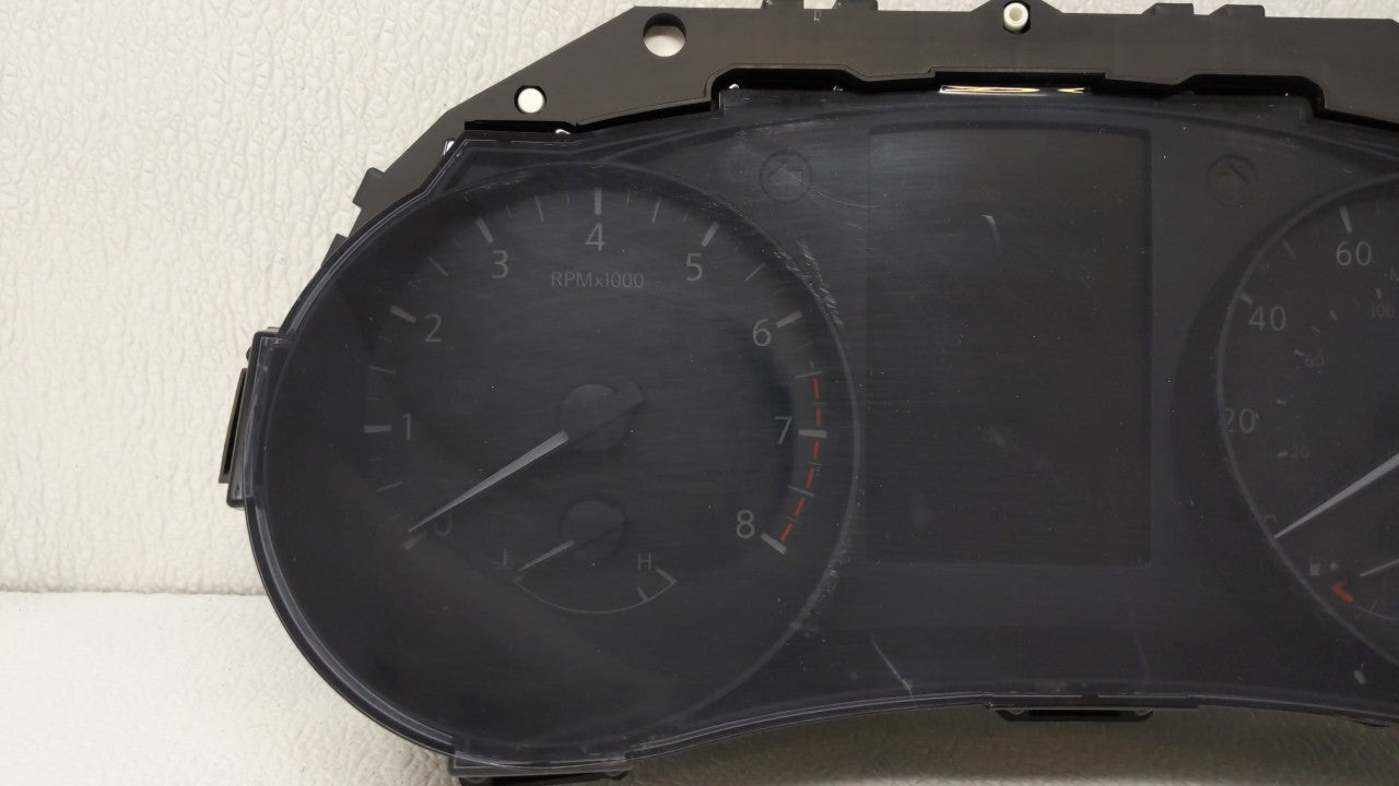 2015 Nissan Rogue Instrument Cluster Speedometer Gauges P/N:5HA3A/BCAP 5HA0A/PLMP Fits OEM Used Auto Parts - Oemusedautopart