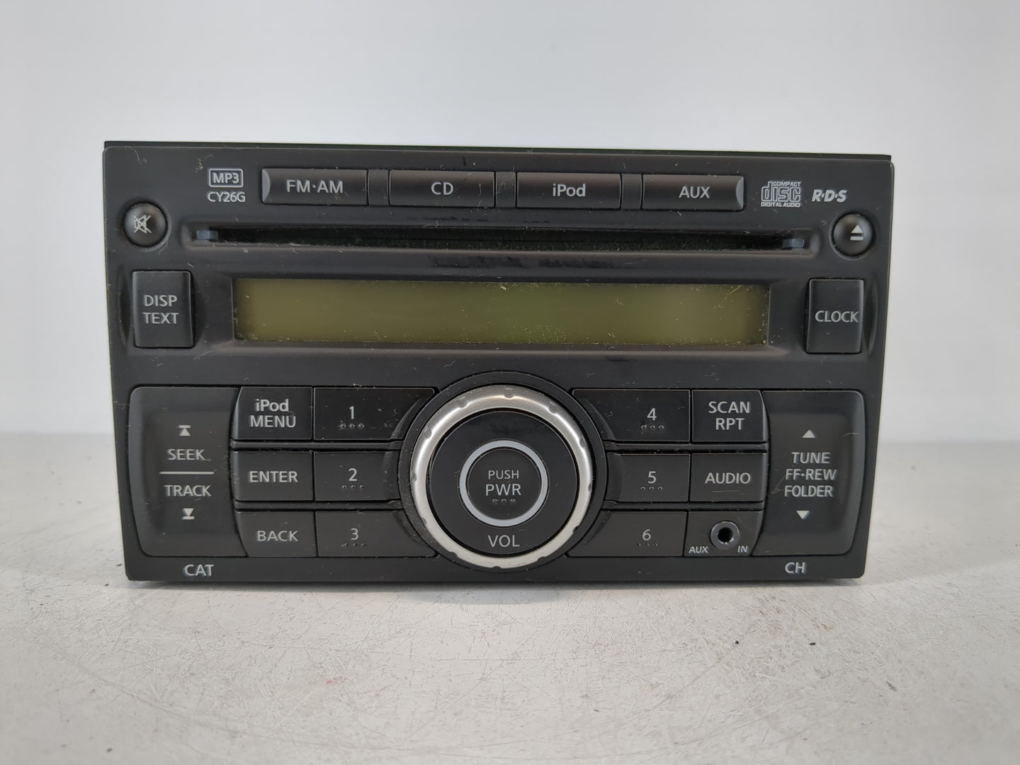 2012-2015 Nissan Rogue Radio AM FM Cd Player Receiver Replacement P/N:28185 1VK1A Fits Fits 2012 2013 2014 2015 OEM Used Aut
