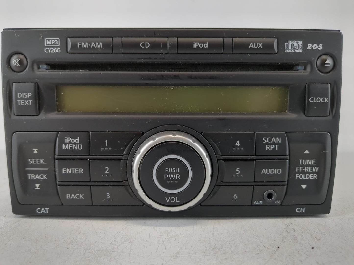 2012-2015 Nissan Rogue Radio AM FM Cd Player Receiver Replacement P/N:28185 1VK1A Fits Fits 2012 2013 2014 2015 OEM Used Aut