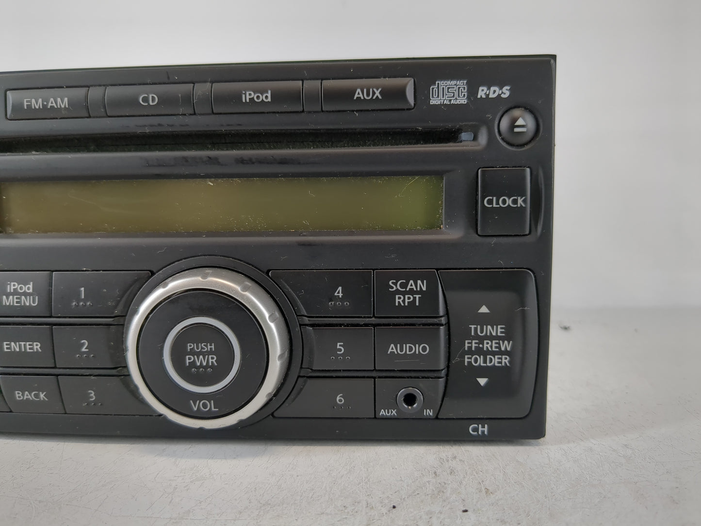 2012-2015 Nissan Rogue Radio AM FM Cd Player Receiver Replacement P/N:28185 1VK1A Fits Fits 2012 2013 2014 2015 OEM Used Aut