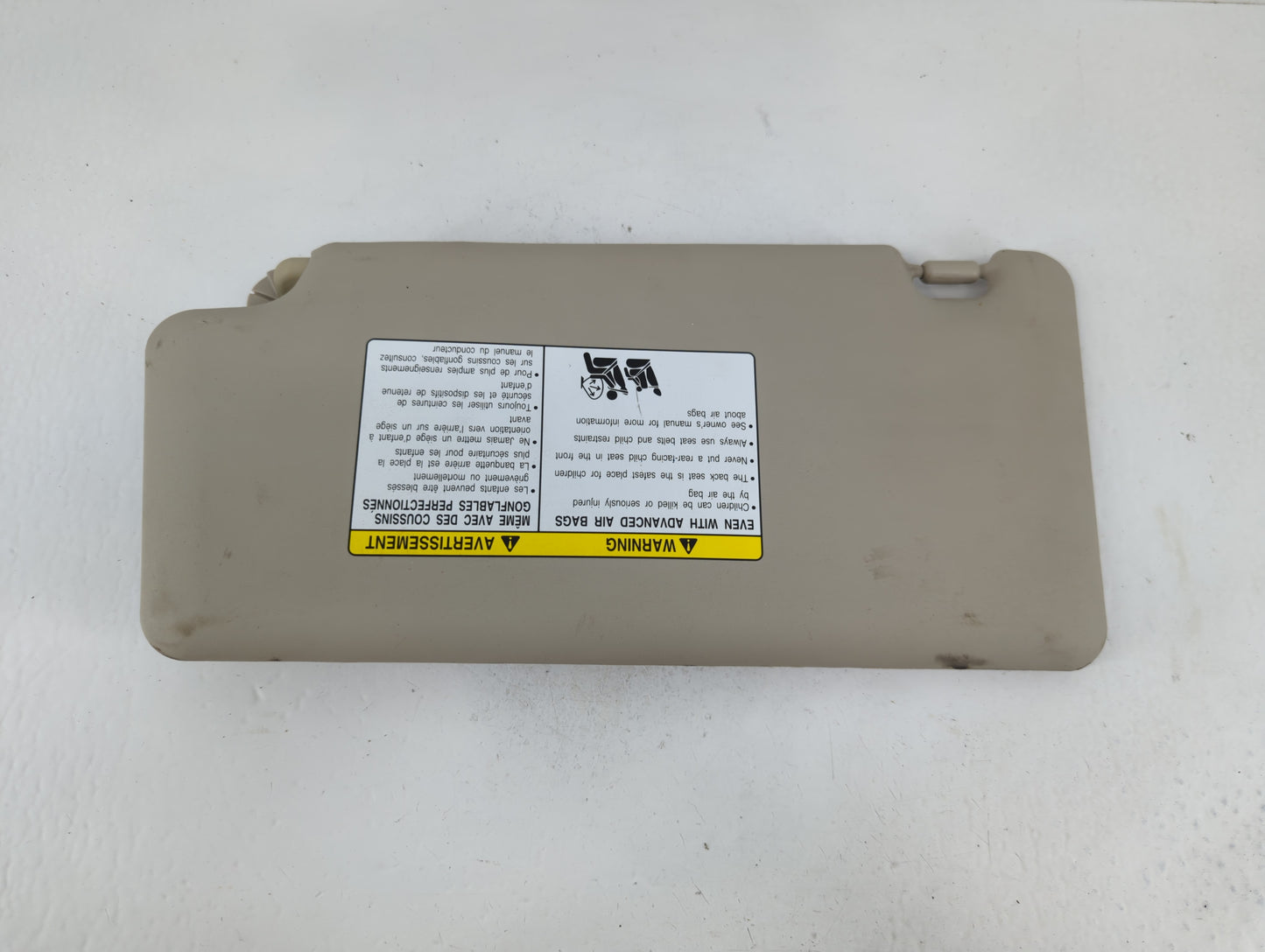 2008-2015 Nissan Rogue Sun Visor Shade Replacement Passenger Right Mirror Fits Fits 2008 2009 2010 2011 2012 2013 2014 2015 