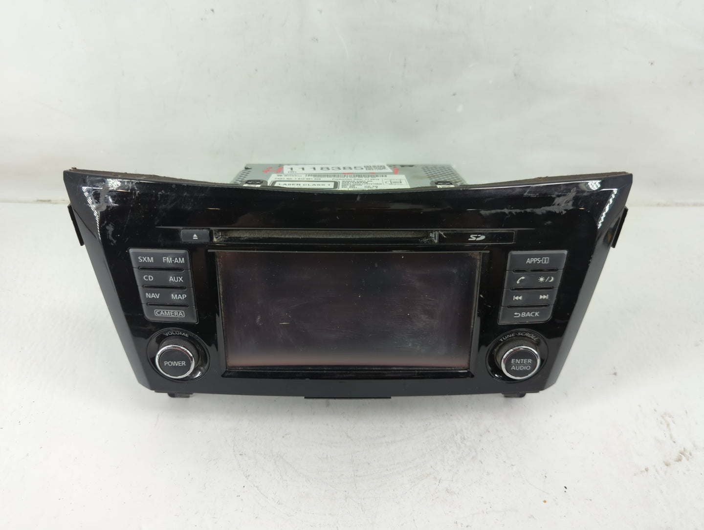 2014-2016 Nissan Rogue Radio AM FM Cd Player Receiver Replacement P/N:259154BA0B Fits Fits 2014 2015 2016 OEM Used Auto Part