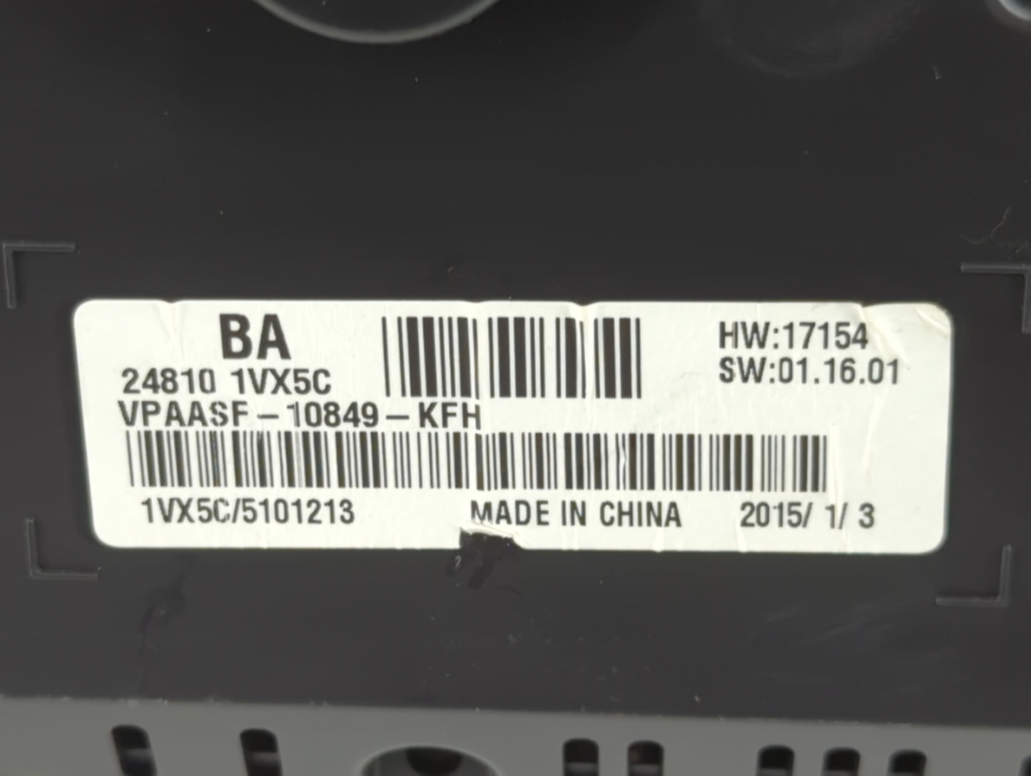 2012-2015 Nissan Rogue Instrument Cluster Speedometer Gauges P/N:24810 1VX5C Fits Fits 2012 2013 2014 2015 OEM Used Auto Par