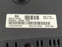 2012-2015 Nissan Rogue Instrument Cluster Speedometer Gauges P/N:24810 1VX5C Fits Fits 2012 2013 2014 2015 OEM Used Auto Par